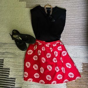 Sam Edelman lips like sugar skirt